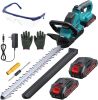 20'' Cordless Electric Hedge Trimmer - Thumbnail 1