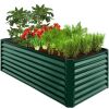 Outdoor Metal Raised Garden Bed for Vegetables, Flowers, Herbs - 6x3x2ft - Thumbnail 1