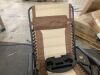 Oversized Padded Zero Gravity Chair, Folding Recliner w/ Headrest, Side Tray - Thumbnail 4