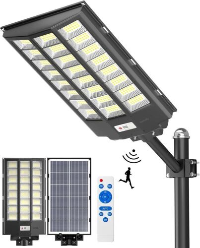 Solar Street Light with Motion Sensor 680000LM - Lot 156