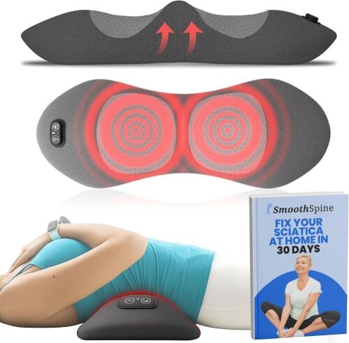SmoothSpine Triple Fusion Back Massager with Heat - Lot 656