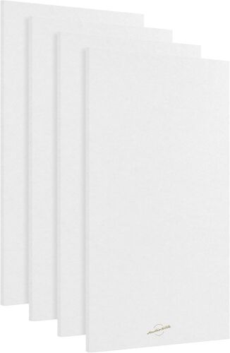 Acoustic Panels, 46" x 23", Pure White, 4 Pack - Lot 158