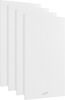 Acoustic Panels, 46" x 23", Pure White, 4 Pack - Thumbnail 1