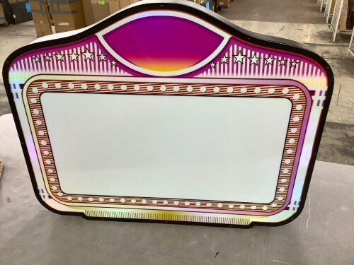 LED Bottle Service Sign - Cracked Screen - Lot 255