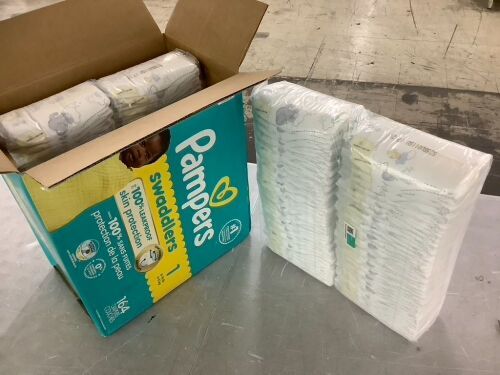 Pampers Swaddlers Sensitive Disposable Diapers, 164 ct - Lot 662