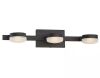 Home Decorators Collection Montrose 23.75 in. 3-Light Contemporary Bronze Dimmable Bathroom Vanity Light with Etched Glass Shade - Thumbnail 1