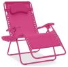 Oversized Reclining Zero Gravity Chair Lounger w/ Cup Holder, Pillow - Thumbnail 1