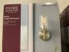 Lot of (2) Home Decorators Collection Ayelen 1-Light Brushed Nickel Indoor Wall Sconce, Modern Wall Light - Thumbnail 5