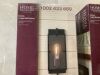 Lot of (2) Home Decorators Collection Kenton 4.75 in. 1-Light Vintage Bronze Industrial Wall Sconce with Cage Frame Detail - Thumbnail 3