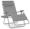 Oversized Reclining Zero Gravity Chair Lounger w/ Cup Holder, Pillow - Thumbnail 1