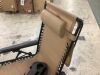 Folding Zero Gravity Recliner Patio Lounge Chair w/ Canopy, Side Tray - Thumbnail 5