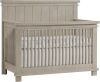 Soho Baby Hampton Premium 4-in-1 Convertible Crib, Flat-Top Headboard, Smooth Stone Wash - Thumbnail 1