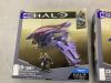 Lot of (2) MEGA Halo The Series Renegade Banshee Aircraft Building Set, 205 Pieces, 2 Micro Action Figures - Thumbnail 3