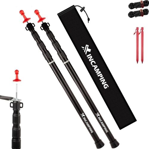 XINCAMPING Extendable Tent Poles - Lot 565