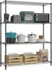 4 Tier Metal Wire Shelving Unit, 15.8" x 45.3" x 59.4" - Thumbnail 1
