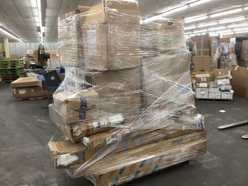 Salvage Pallet. Items Will Be Damaged and Incomplete. - Lot 527JF