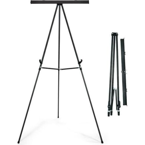 Falling in Art Aluminum Flip Chart Display Easel Stand - Lot 774