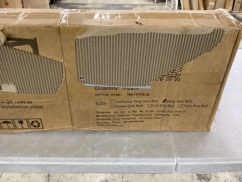 Toddler Bed Rails for King Size Bed, 3 pc - Lot 171