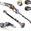 Taskstar 2-in-1 Cordless Pole Saw & 8” Mini Chainsaw - Thumbnail 1