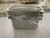 1/3 Stainless Steel Steam Table Pans, 6 Pack - Some Dented - Thumbnail 2