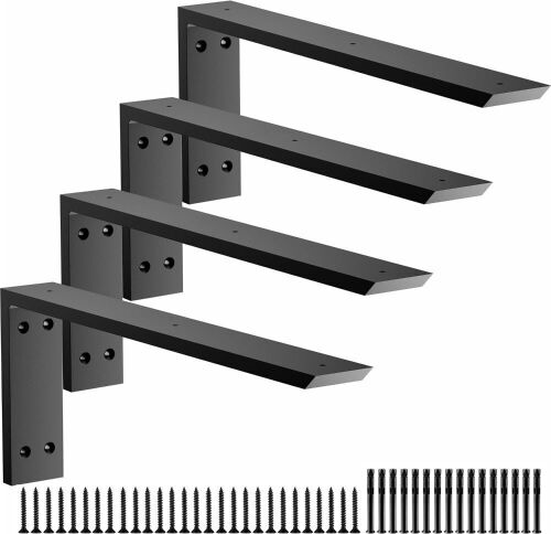 Premium Heavy Duty Countertop Brackets, 20" x 8" x 2 1/2", 4 Pack - Lot 380