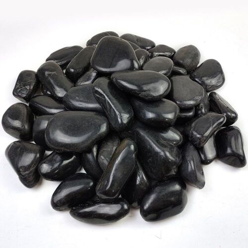 40lbs Black River Rocks for Landscaping - Lot 479