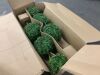 66" Artificial Boxwood Triple Ball Topiary Trees, Set of 2 - Thumbnail 2