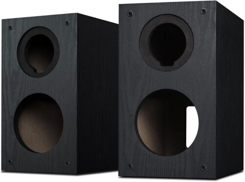 HiVi-Swans DlY 2.2 HiFi Bookshelf Speakers Enclosures, 2 pc - Lot 273