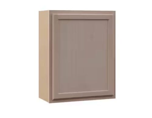 Hampton Bay Recessed Panel 24 in. W x 12 in. D x 36 in. H Assembled Wall Cabinet in Unfinished - Lot 33JF