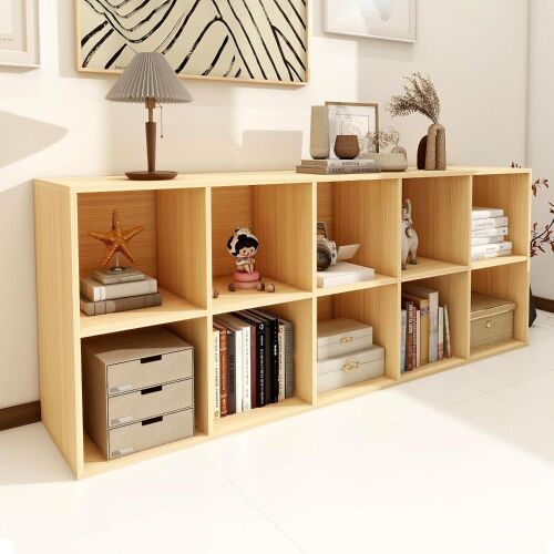 10 Cube Storage Organizer Bookshelf - Lot 39JF