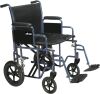 Drive Medical Bariatric Heavy Duty Transport Wheelchair, Blue - Thumbnail 1