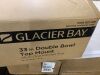 Glacier Bay 33 in. Drop-In 50/50 Double Bowl 20 Gauge Stainless Steel Kitchen Sink with Faucet - Thumbnail 5