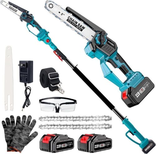 Autubin 2-in-1 Cordless Pole Saw & 8'' Mini Chainsaw - Lot 399
