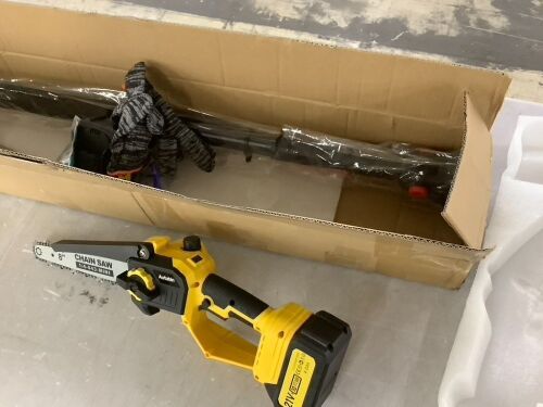 Autubin 2 in 1 Pole Saw and Mini Chainsaw - Lot 495