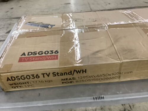 TV Stand, White - Lot 188