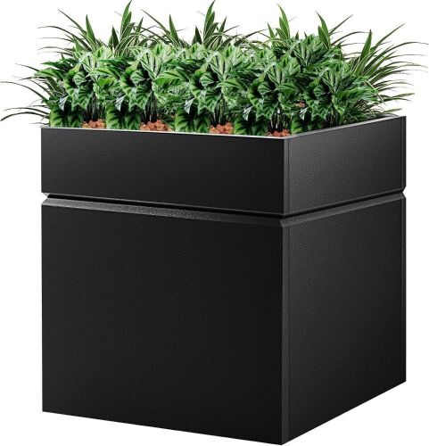 Matel Planter Box 20" L x 20" W x 21" H - Lot 296
