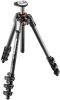 Manfrotto Carbon Fiber 4-Section Tripod, Black - Thumbnail 1