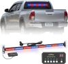 XRIDONSEN 35 inch LED Traffic Advisor Light, Red/Blue - Thumbnail 1