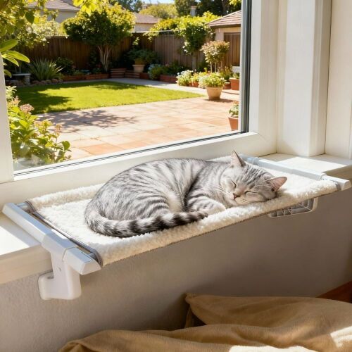 NRYDEPET Heavy-Duty Cat Window Sill Perch - Lot 728