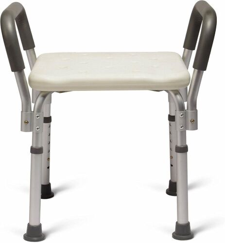 Medline Bath Bench Shower Seat with Padded Armrests - Lot 729