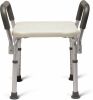 Medline Bath Bench Shower Seat with Padded Armrests - Thumbnail 1