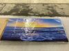 Sunrise Ocean Beach Waves Scenery Canvas, 40" x 20" - Thumbnail 2