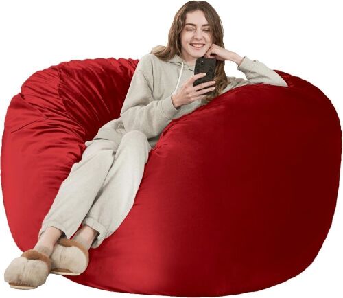 Giant 4' Memory Foam Bean Bag Chair - Lot 627