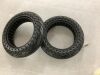 Solid Rubber Tire 10x2.5 Inch Electric Scooter Tires, 2 pack - Thumbnail 1
