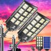 Solar Street Lights, 8000W 7000K 480000LM, 2 Pack - Thumbnail 1