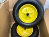 4.80/4.00-8 Tire & Wheel, Set of 2 Heavy Duty Pneumatic Rubber Wheels - Thumbnail 3