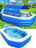 Inflatable Pool with Canopy - Thumbnail 1