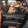 MIXJOY Dog Car Seat for Large Medium Dogs, Back Seat Extender for Pets, Waterproof Pet Carseat for Medium Sized Dog, Hammock for Pet, with Storage Pocket - Thumbnail 1