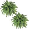 Artificial Ferns for Outdoors & Indoors, 45in Large Fake Ferns - Thumbnail 1