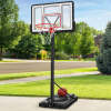 Adjustable Regulation-Size Basketball Hoop w/ Fillable Base, 2 Wheels - Thumbnail 1
